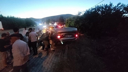 Elazığ'da Araç Takla Attı: 1 Yaralı