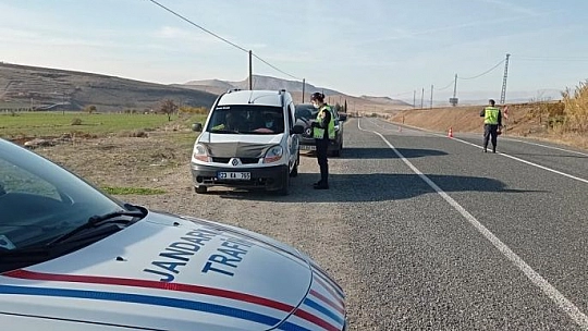 Elazığ'da Drone Destekli Trafik Denetimi