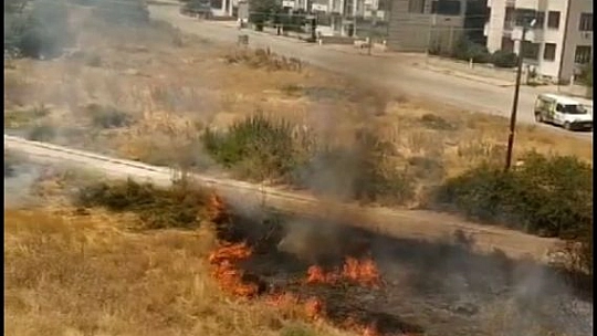 Elazığ'da Yangın!