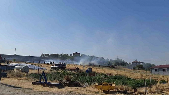 Elazığ'da Ot Yangını