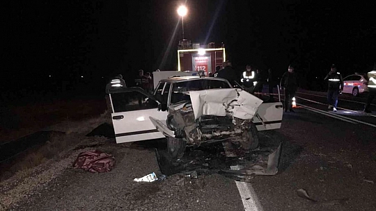 Elazığ'da otomobil tırın dorsesine çarptı: 2 ölü, 2 yaralı