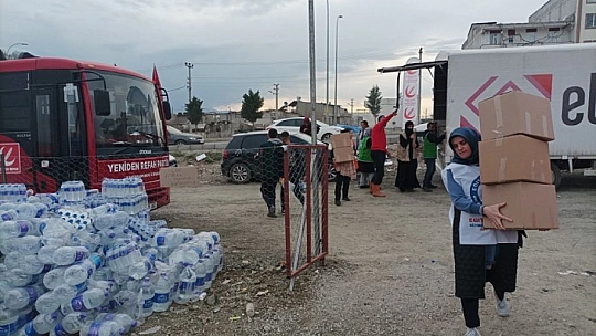 Elazığ'dan Kahramanmaraş'a Kadınlar Gününde Kadın Dayanışması