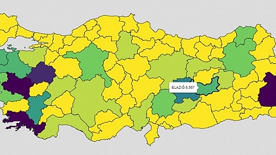 AFAD açıkladı: Elazığ, son 10 yılda en fazla deprem yaşanan şehirler arasında