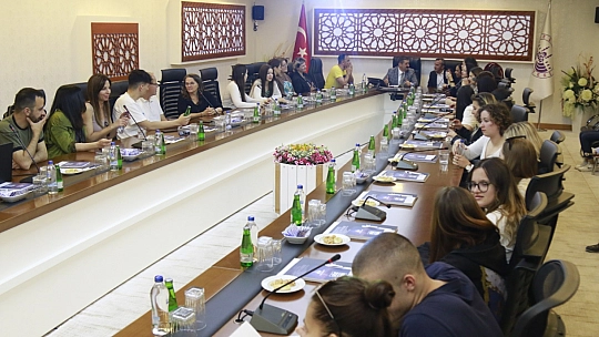 Erasmus Öğrencileri Elazığ Belediyesi'ni Ziyaret Etti