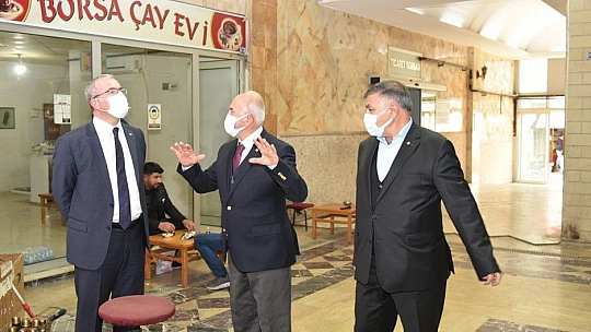 Elazığ Valisi Toraman Ticaret Borsasını Ziyaret Etti