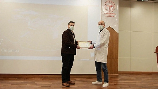 Şehit Fethi Sekin Şehir Hastanesi şehit yakını, gazi ve gazi yakını çalışanlar düzenlenen etkinlikte bir araya geldiler