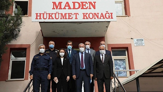 Vali Toraman'dan Maden'e Ziyaret