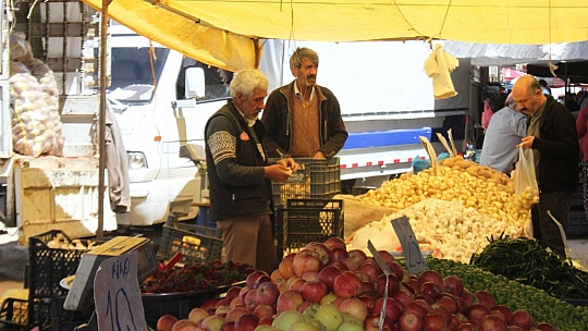 Elazığ Pazarlarında Bahar Bereketi