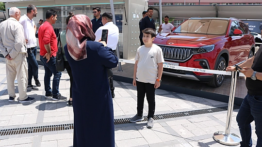 Türkiye'nin Yerli ve Milli Otomobili TOGG  Elazığ'da Sergilendi