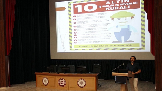 Fırat Üniversitesi Hastanesi'nde Sağlık Çalışanlarına Yönelik 'İş Sağlığı Ve Çalışan Güvenliği' Eğitimi Verildi