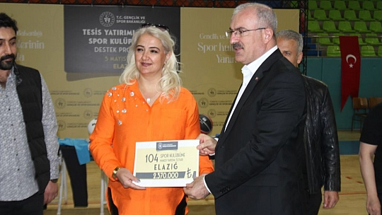 Gençlik ve Spor Bakanlığı'ndan Elazığ'a Büyük Jest