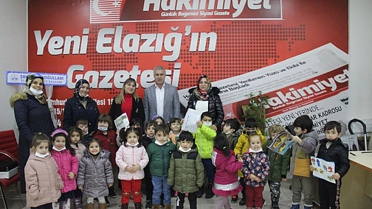 İlkadımlar Anaokulu Öğrencilerinden Hakimiyet'e Ziyaret
