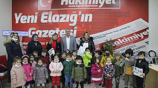 İlkadımlar Anaokulu Öğrencilerinden Hakimiyet'e Ziyaret