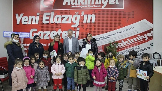 İlkadımlar Anaokulu Öğrencilerinden Hakimiyet'e Ziyaret