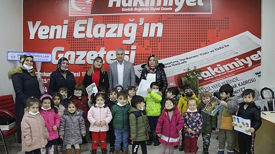 İlkadımlar Anaokulu Öğrencilerinden Hakimiyet'e Ziyaret
