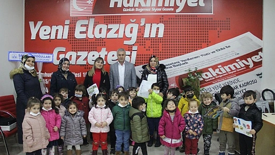 İlkadımlar Anaokulu Öğrencilerinden Hakimiyet'e Ziyaret