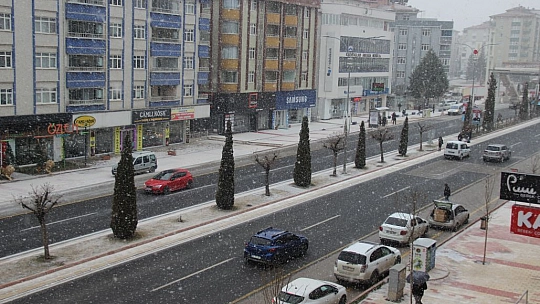 Elazığ'da Beklenen Kar Yağışı Başladı