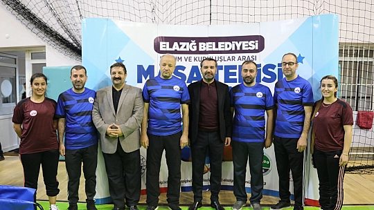 Kurum ve Kuruluşlar Arası Masa Tenisi Turnuvası Başladı