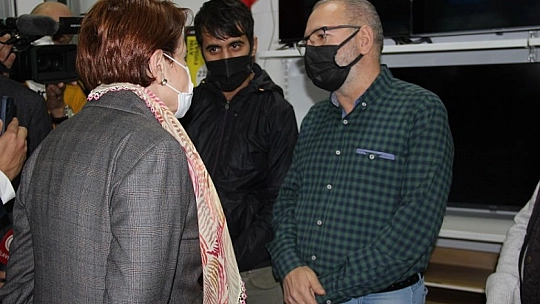 'Başbakan Meral' Sloganıyla karşılanan Akşener' e Yoğun İlgi