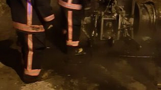 Sıfır Aldığı Traktör Cayır Cayır Yandı