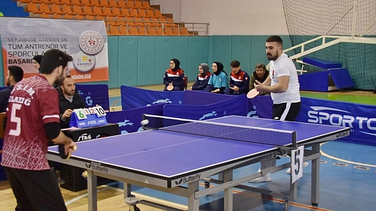 Bölgesel Masa Tenisi Turnuvası sona erdi