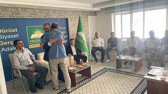 HÜDA PAR Elazığ İl Başkanlığında Bayramlaşma Programı Düzenlendi