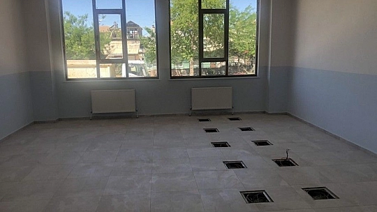 Aksaray İmam Hatip Ortaokulu'nun inşaatı büyük oranda tamamlandı
