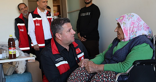 Elazığ'da 84 yaşındaki Özbay çiftine 'iyilik var' desteği