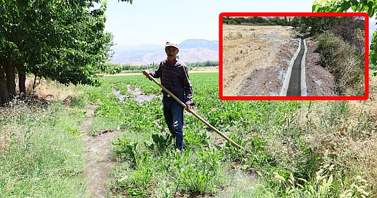 Elazığ'da iki köyde sulama tesisleri hizmete alındı
