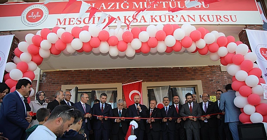 Elazığ'da Mescid-i Aksa Kur'an kursu açıldı