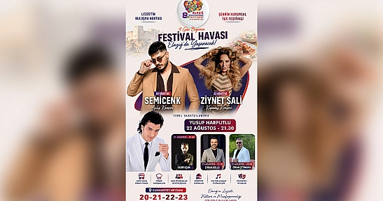 Elazığ gastronomi festivali için geri sayım başladı