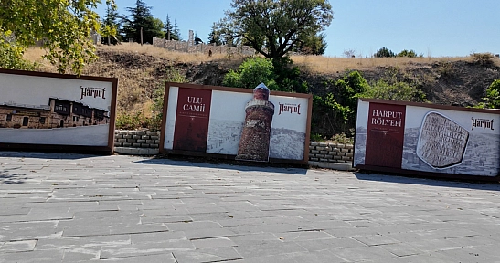 Harput'un simgeleri tanıtım panolarına taşındı