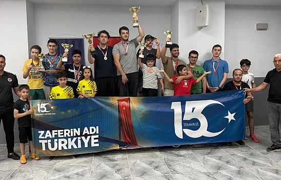 15 Temmuz Milli Birlik ve Demokrasi Bayramı Satranç Turnuvası düzenlendi
