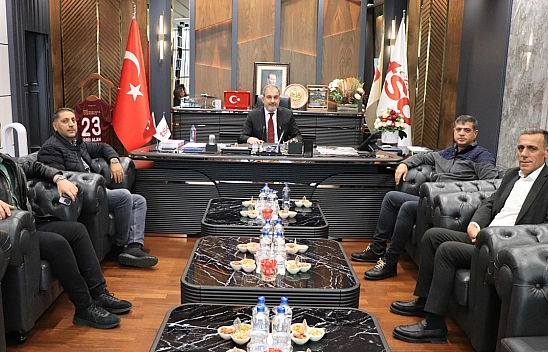 27'nci Dönem Tunceli Milletvekili Polat Şaroğlu'ndan  Başkan Alan'a Ziyaret