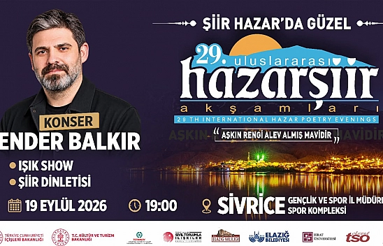 29. Uluslararası Hazar Şiir Akşamları başlıyor