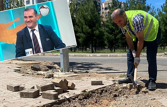 30 Yıllık Gazeteciyi Parke Taşı İşine Verdiler