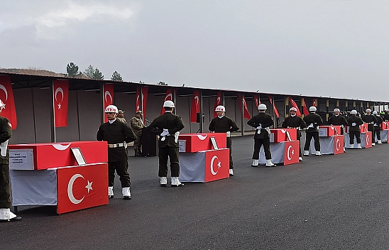 6 Şehidimiz Törenle Memleketlerine Uğurlandı