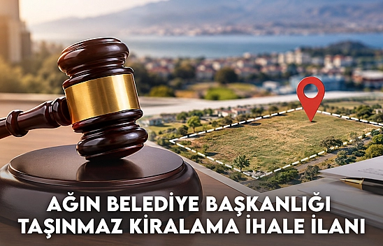 Ağın Belediye Başkanlığı Taşınmaz Kiralama İhale İlanı