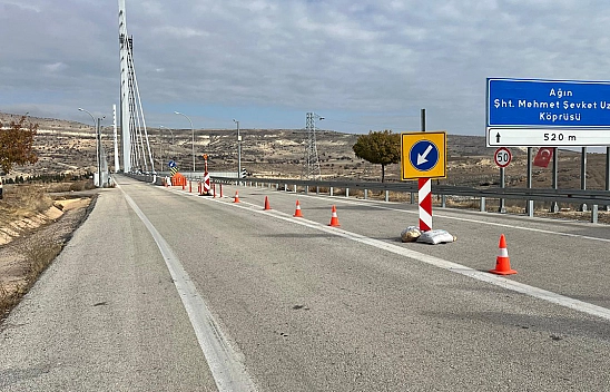 Ağın köprüsü bakıma alındı
