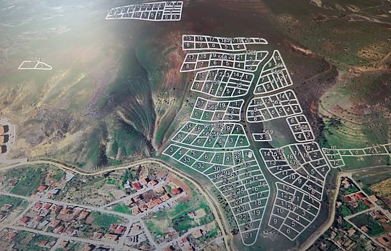 Akçakiraz Beldesi'ndeki Arsalara  İlk Günlerden Yoğun Talep