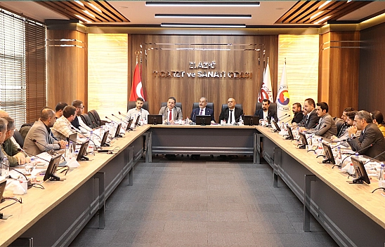 AKSA Doğalgaz ve Sektör Temsilcileri Elazığ TSO'da Bir Araya Geldi