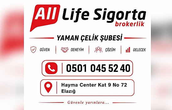 All Life Sigorta Brokerlik, Elazığ'da yeni şubesini hizmete açtı