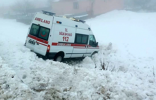 Ambulans Yoldan Çıktı 5 Yaralı