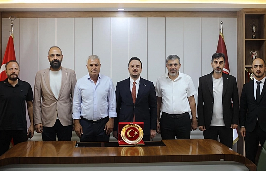 Anahtar Parti Elazığ İl Başkanı İbrahim Halil Sarışın'dan Elazığspor'a ziyaret