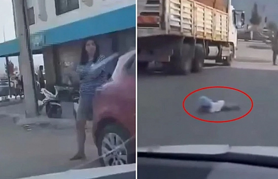 Anne baba değil, canavar! Tartıştılar, bebeklerini asfalta terk ettiler