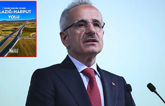 Bakan Uraloğlu duyurdu: Kadim Harput'a ulaşım artık çok daha hızlı