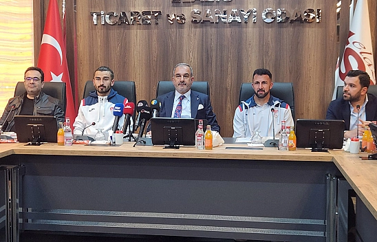 Başkan Alan 10 milyonluk çeki Elazığspor'a takdim etti