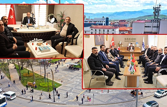 Başkan Alan, MÜSİAD ve ASKON'u Ziyaret Etti