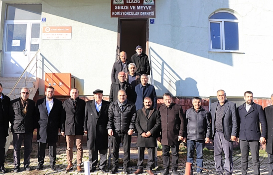 Başkan Alan Sebze Halini Ziyaret Etti