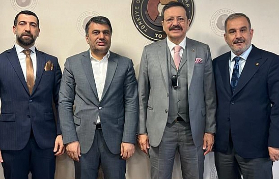 Başkan Alan, TOBB Başkanı Hisarcıklıoğlu ile Görüştü